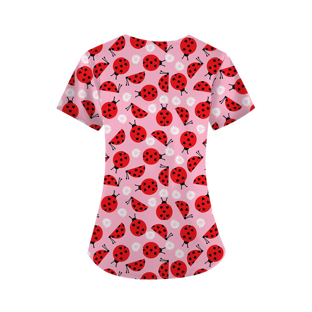 Cute, But Tough Scrub Top - Happy Scrub In | Scrubs With Style