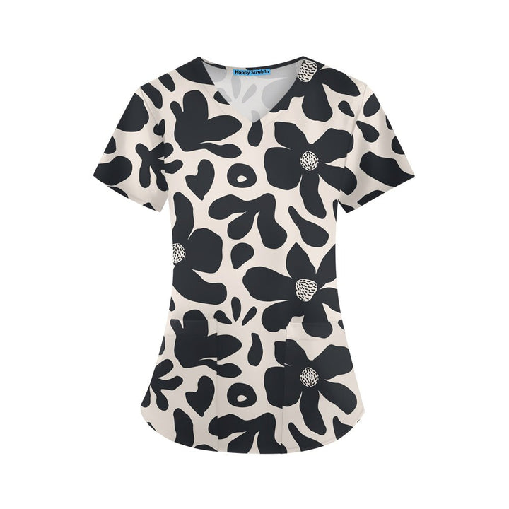 Daisy Drama Scrub Top - Happy Scrub In | Scrubs With Style