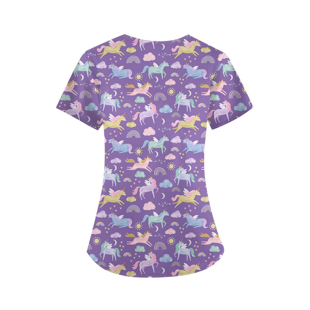 Dream Team Scrub Top - Happy Scrub In | Scrubs With Style