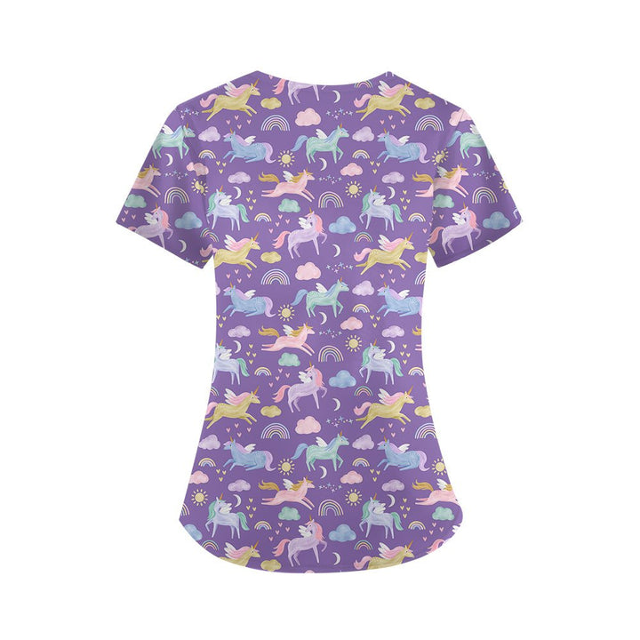 Dream Team Scrub Top - Happy Scrub In | Scrubs With Style