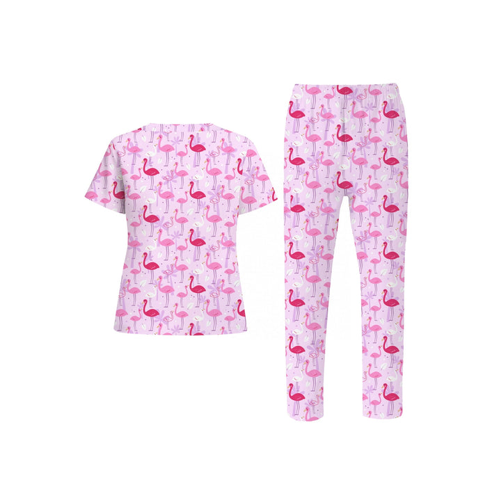 Flamingo Paradise Scrub Set (Ships on February 16, 2026) - Happy Scrub In | Scrubs With Style