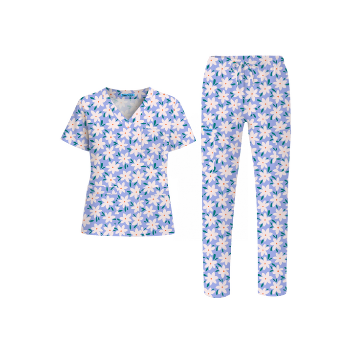 Floroscope Scrub Set (Ships on February 16, 2026) - Happy Scrub In | Scrubs With Style