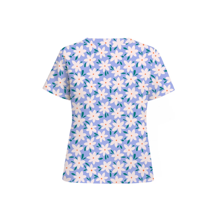 Floroscope Scrub Top (Ships on March 16, 2026) - Happy Scrub In | Scrubs With Style