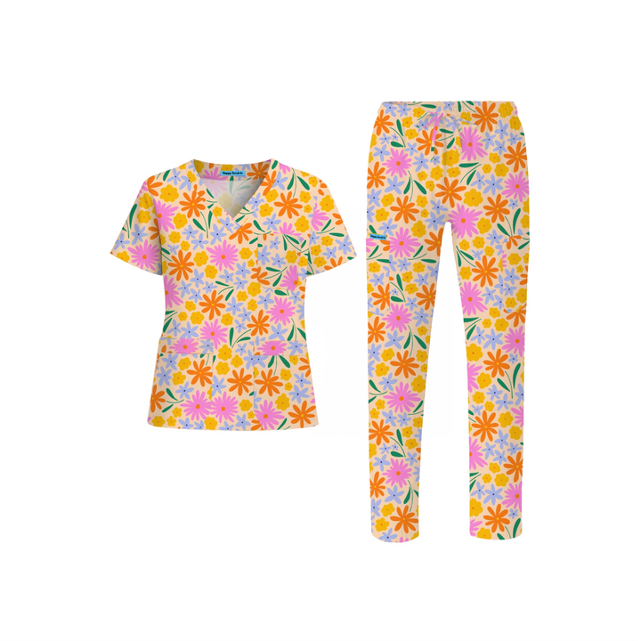 Golden Hour Scrub Set (Ships on February 16, 2026) - Happy Scrub In | Scrubs With Style