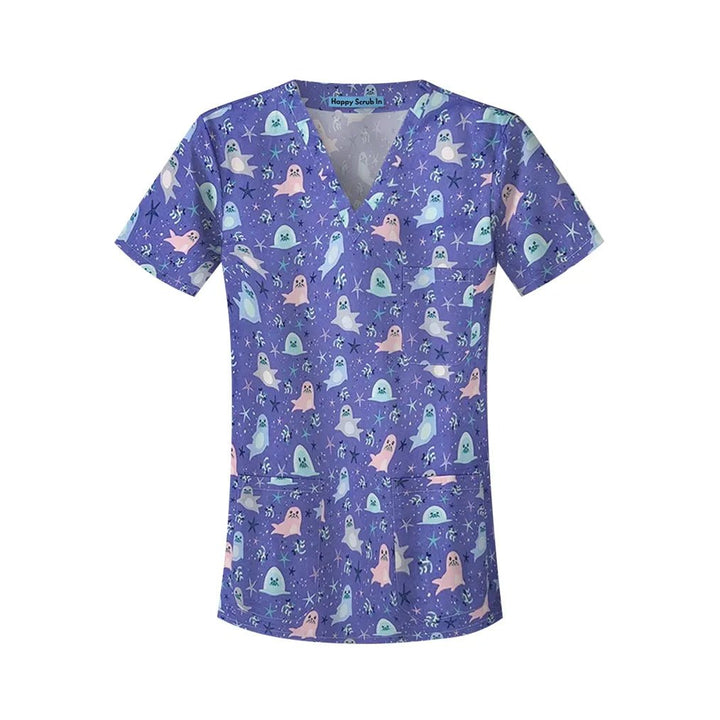 Happy Seal Scrub Top - Happy Scrub In | Scrubs With Style