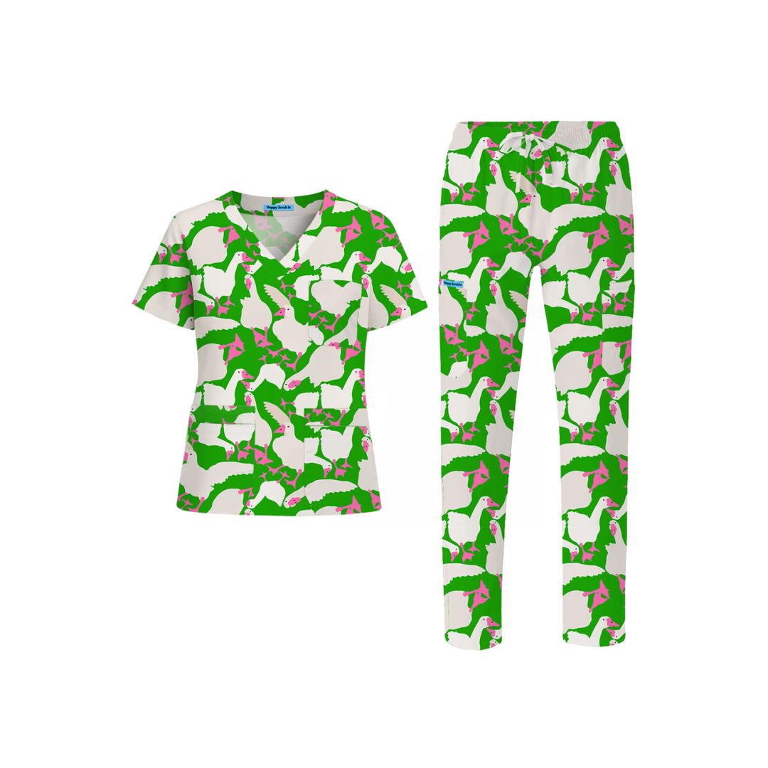 Honk Squad Scrub Set (Ships on February 16, 2026) - Happy Scrub In | Scrubs With Style