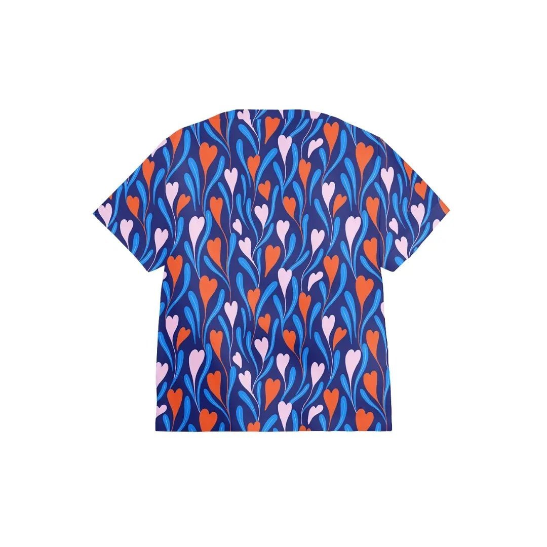 Hospital Hearts Scrub Top - Happy Scrub In | Scrubs With Style