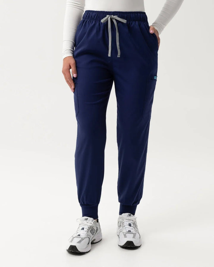 Jogger Scrub Pants - Navy - Happy Scrub In | Scrubs With Style