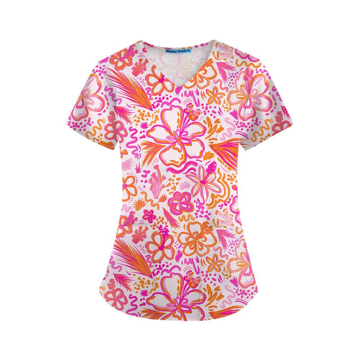 Mood Booster Scrub Top - Happy Scrub In | Scrubs With Style