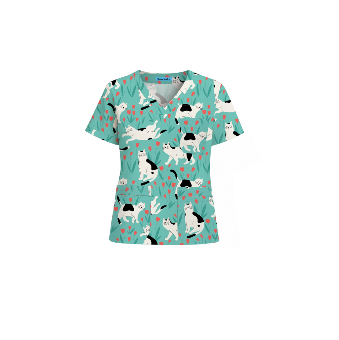 Nap Queen Scrub Set - Happy Scrub In | Scrubs With Style