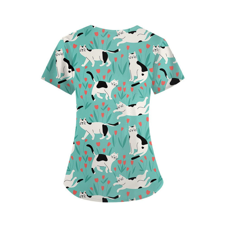 Nap Queen Scrub Top - Happy Scrub In | Scrubs With Style