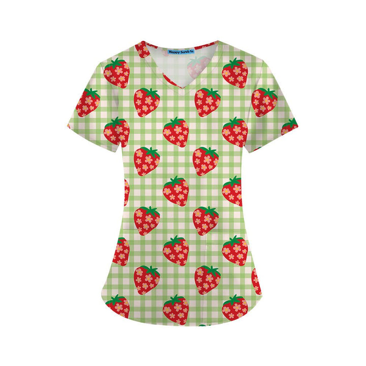No Picnic Scrub Top - Happy Scrub In | Scrubs With Style
