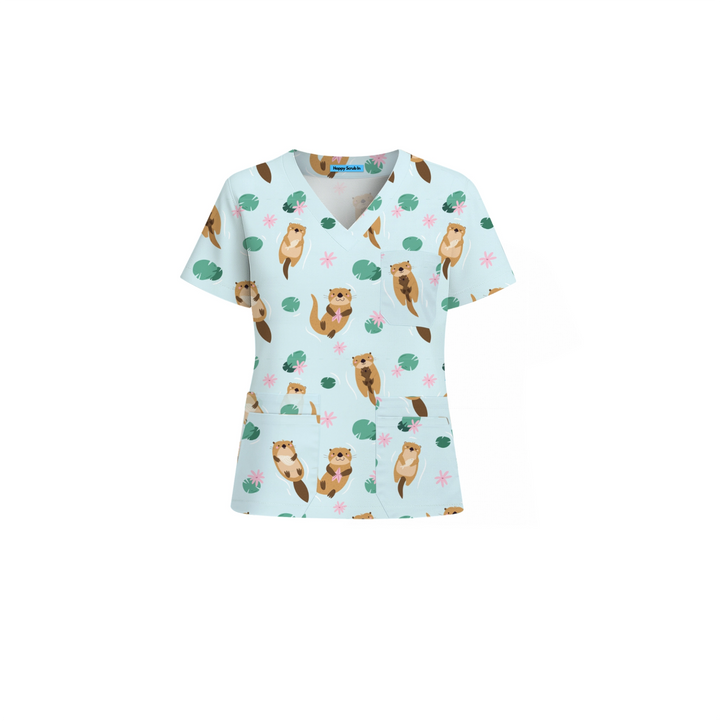 Otter Side Scrub Set (Ships on January 18, 2026) - Happy Scrub In | Scrubs With Style