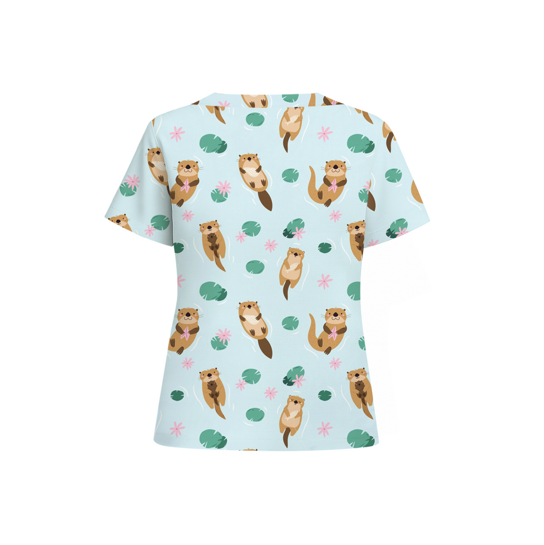 Otter Side Scrub Top (Ships on January 11, 2026)