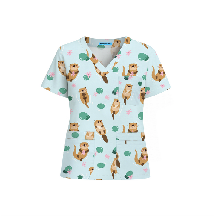 Otter Side Scrub Top (Ships on January 11, 2026)