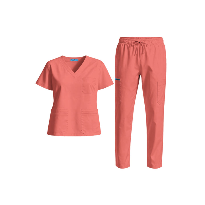 Peach Fuzz Scrub Set (Ships on January 7, 2026)