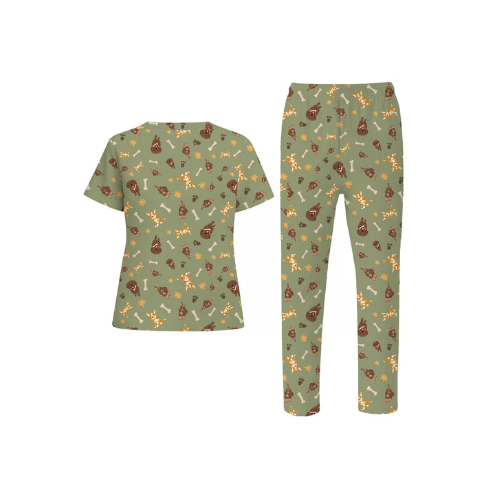 Puppy Eyes Scrub Set (Ships on February 2, 2026) - Happy Scrub In | Scrubs With Style