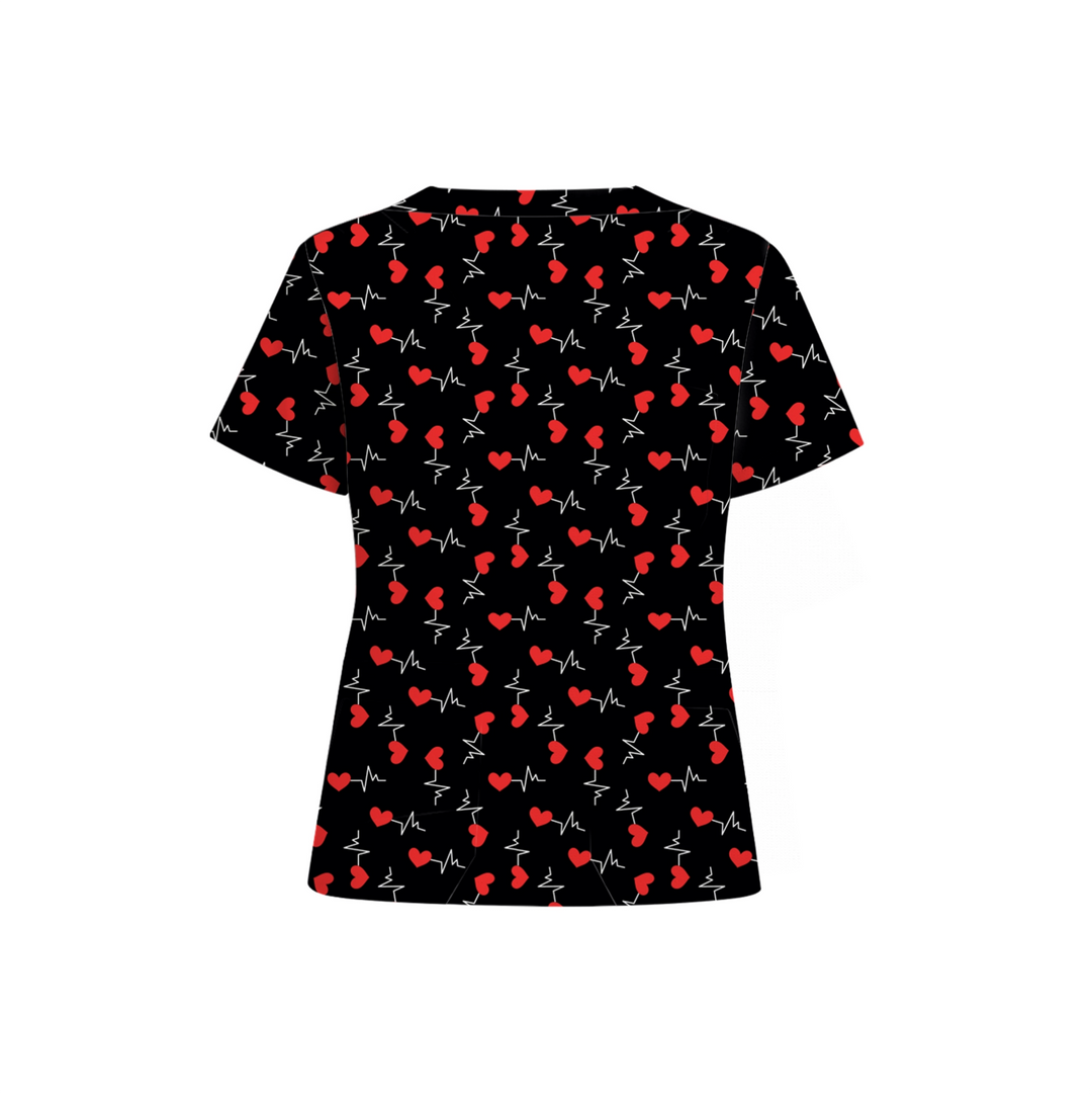 Rhythm of the Night Scrub Top (Ships on February 2, 2026) - Happy Scrub In | Scrubs With Style