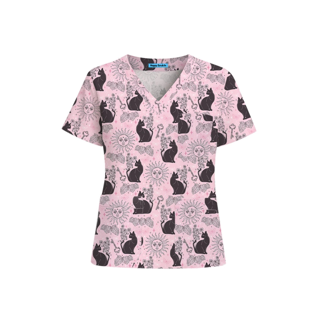 Shift Witch Scrub Top (Ships on March 23, 2026) - Happy Scrub In | Scrubs With Style