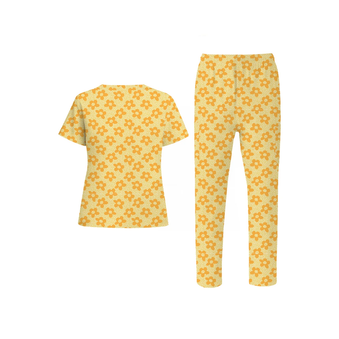 Sunny Side Shift Scrub Set (Ships on March 23, 2026) - Happy Scrub In | Scrubs With Style