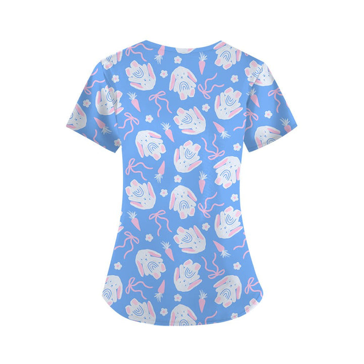 The Easter Shift Scrub Top - Happy Scrub In | Scrubs With Style