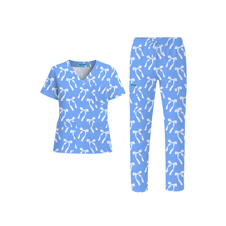 Tied Up At Work Scrub Set (Ships on September 30, 2025)