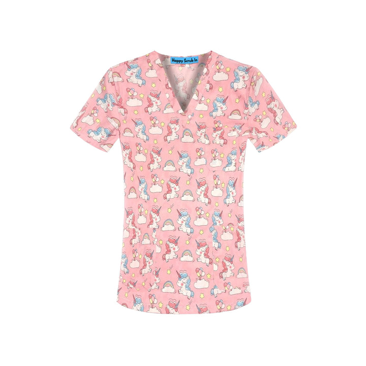 Unicorn Dream Scrub Top