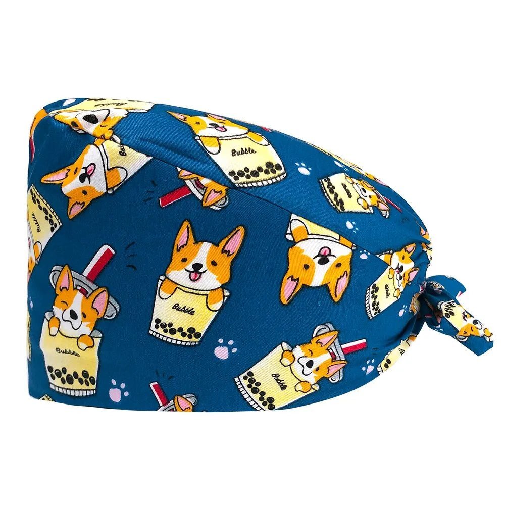 Happy Corgi Scrub Cap - Happy Scrub In | Scrubs With Style